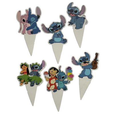 Stitch - Stich 6 Stück Papier II.