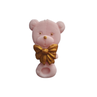 Rassel Teddybär rosa