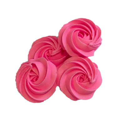 Dunkelrosa Baisers 4 Stück