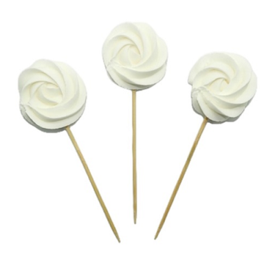 Weißes Baiser 3 Stück