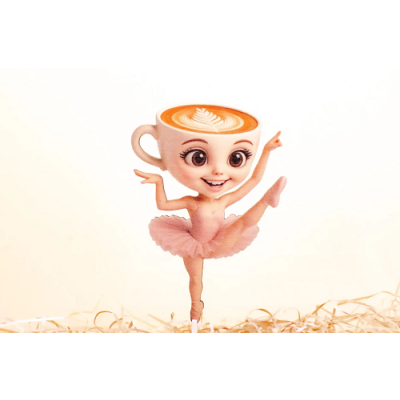 Ballerina Capucina Holzzapfen