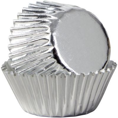 Silver paper cups 5/7 cm 20 pcs