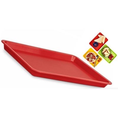 Tray red 20x30 cm