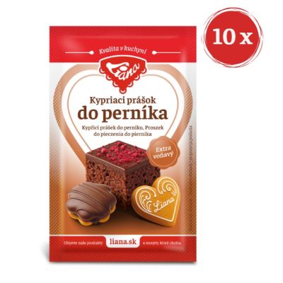 XXL-Packung mit 10 Stück Backpulver für Lebkuchen Liana 20 g