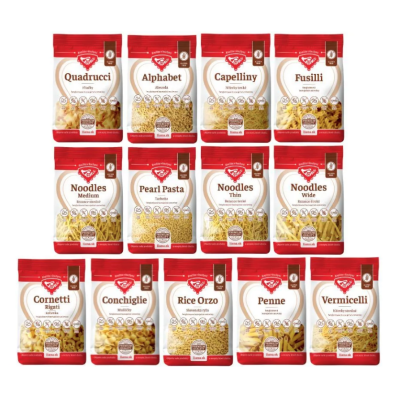 Cestoviny - Štartovací balíček bezlepkových cestovín 13 ks