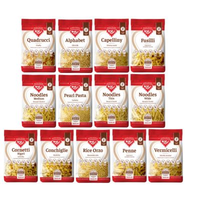 Gluten-free pasta starter pack 13 pcs