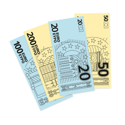 Detské bankovky - oblátky 10 ks