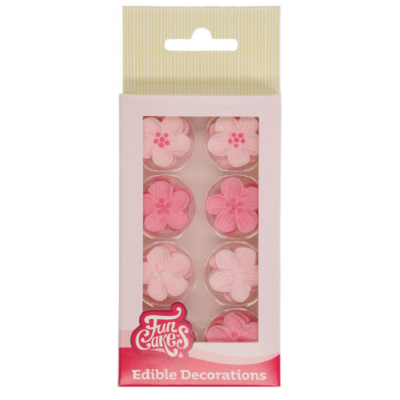 Pink flowers mix 24 pcs