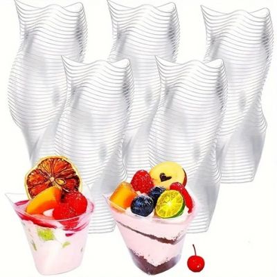 Dessert glass Twist Rimmed 130 ml 25 pcs