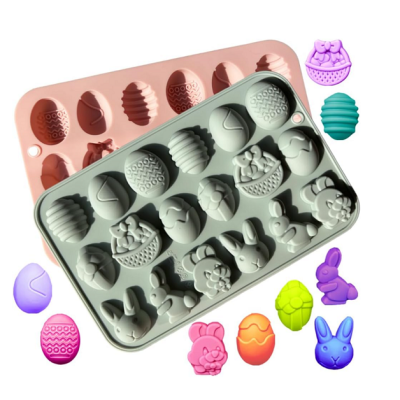Szilikon tojás- és nyusziforma