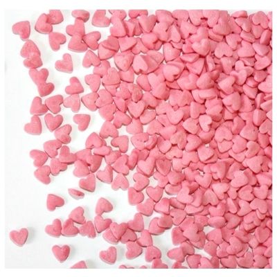 Streuen Sie rosa Herzen (5 mm, 30 g)