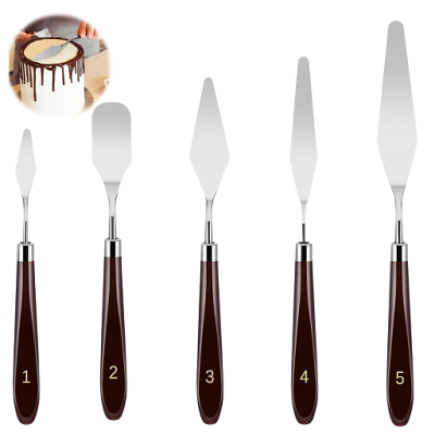 Spatula krémhez - 5 db-os készlet