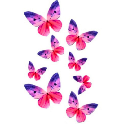 Motyle fioletowe 8 szt.