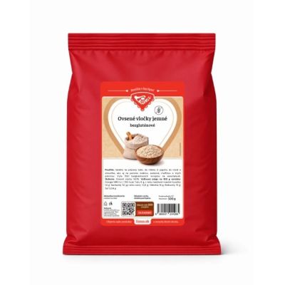 Ovsené vločky jemné bezgluténové 500 g