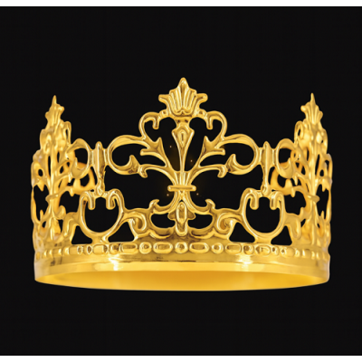 Gold crown 10 cm