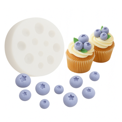 Blueberry shape silicone mold
