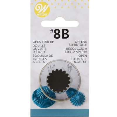 Zdobiaca špička 16 cipov hviezda #8B Wilton