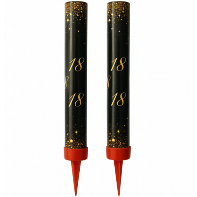 Fontána dortová černá č.k. 18 2 ks