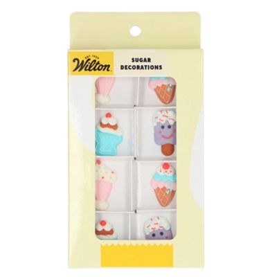 Set of sugar decorations ice cream 8 pcs