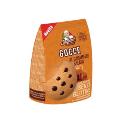 Gocce cookies salted caramel and chocolate gluten-free 200g