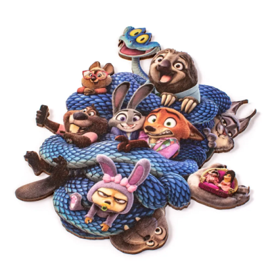 Drewniane logo Psiego Patrolu