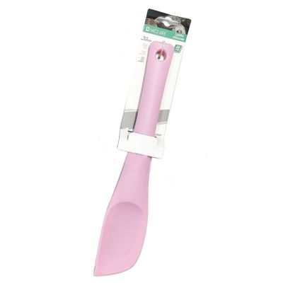 Szilikon spatula, ferde, színkeverék, 29 cm