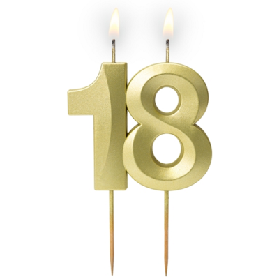 18. számú tortamilyertya szatén arany színben