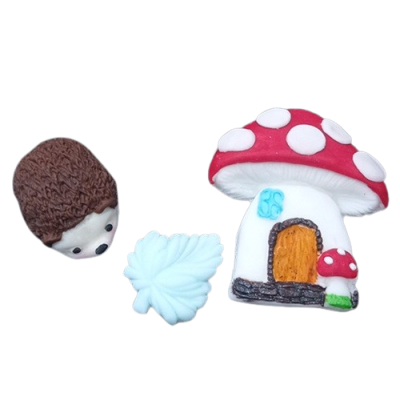 Cukordíszítés sündisznóval