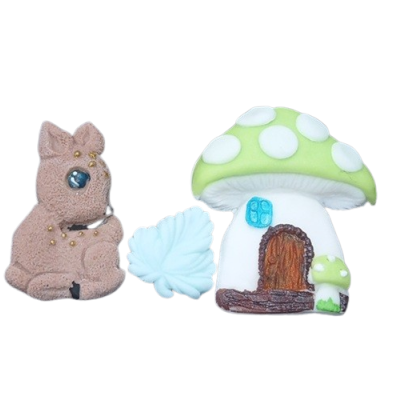 Cukordíszítés szarvassal