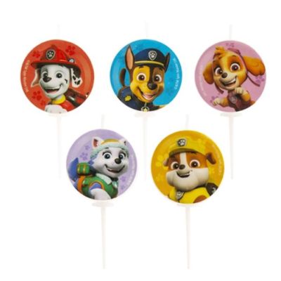 Paw Patrol Kerzen, 5 Stück