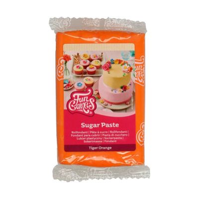 Sugar Paste Tiger Orange 250 g