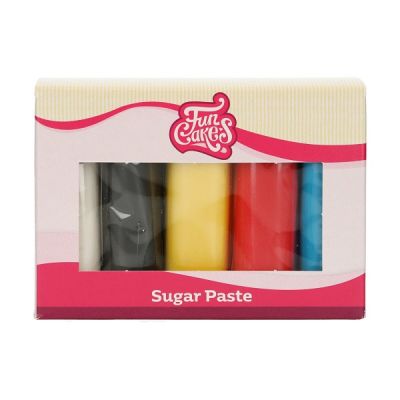 Sugar Paste coating material basic set 5x100g