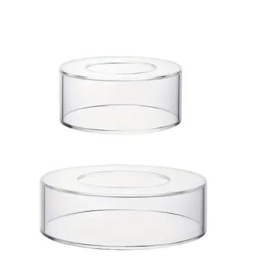 Acrylic cake stand 25 x 10 and 15 x 5 cm