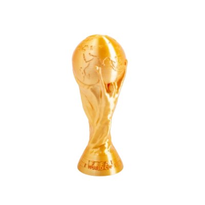 FIFA trophy on cake