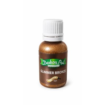 Liquid paint brown with brush 25g