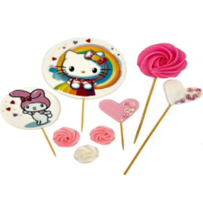 Cukrová dekorace Hello Kitty