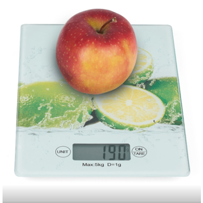 Konyhai mérleg rozsdamentes acél tállal, akár 5 kg-ig