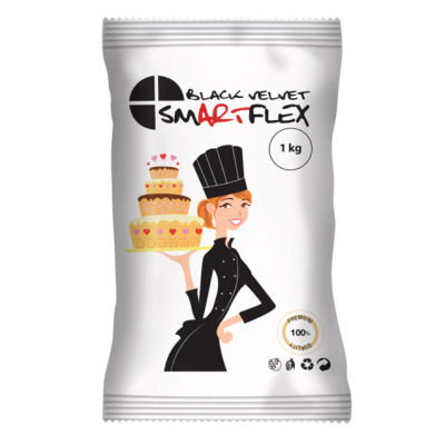 Potahová hmota Smartflex 1 kg - černá