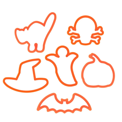 Halloween sütiforma készlet 6 darabos
