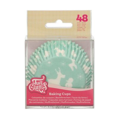 FunCakes papír sütőformák - fekete - 48 db