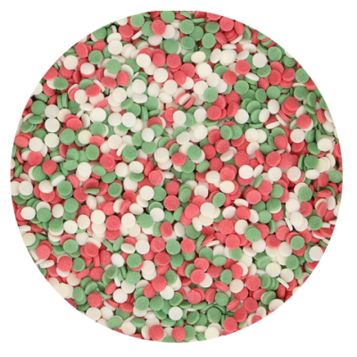 Posyp vianočné konfety mix farieb 60g