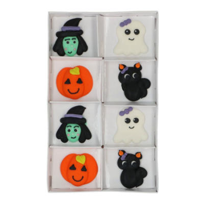 Wilton cukrové dekorácie „Veselý Halloween“, sada 8 ks