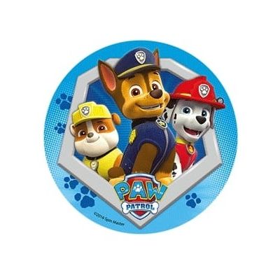 Wafel Psi Patrol - Chase, Marshall, Rubble i łapy