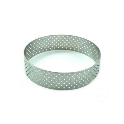 Form for tartlets, perforated, metal circle 10 cm