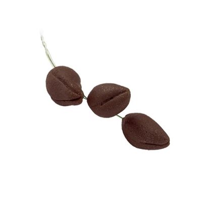 Ein Bündel Knospen auf einem braunen Draht