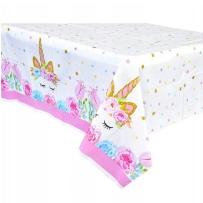 Foil tablecloth Unicorn