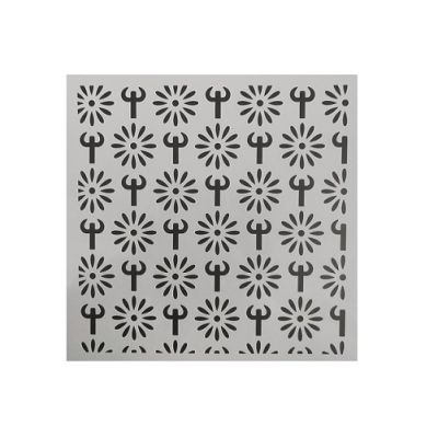 Šablóna na tortu kvety