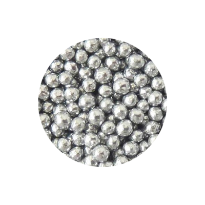 Streuen Sie Silberperlen 6 mm 60 g