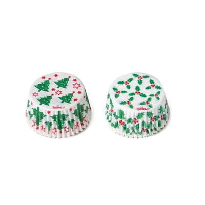 Cupcakes paper tree and mistletoe 36 pcs