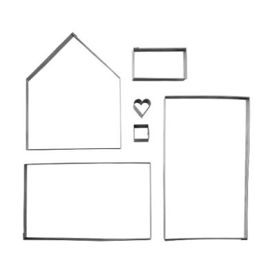 Vykrajovátka chaloupka nerez sada 6 ks